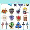 The Legend Of Zelda Skyward Sword Edelstein Brosche Legierung Dekoratives Accessoire Für Fans