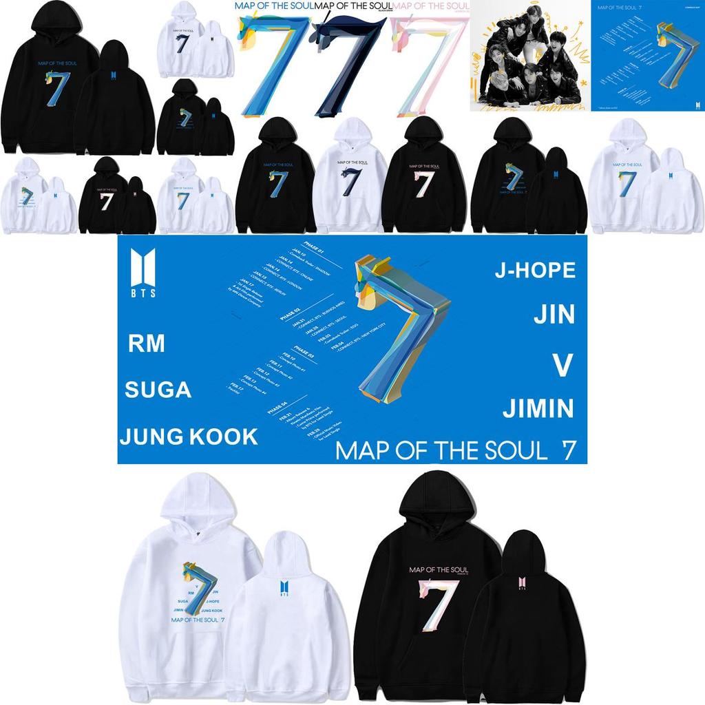 Bts Kpop Of The Soul7 Bangtan Boys Hoodie Coat Pullover Sweatshirt Top