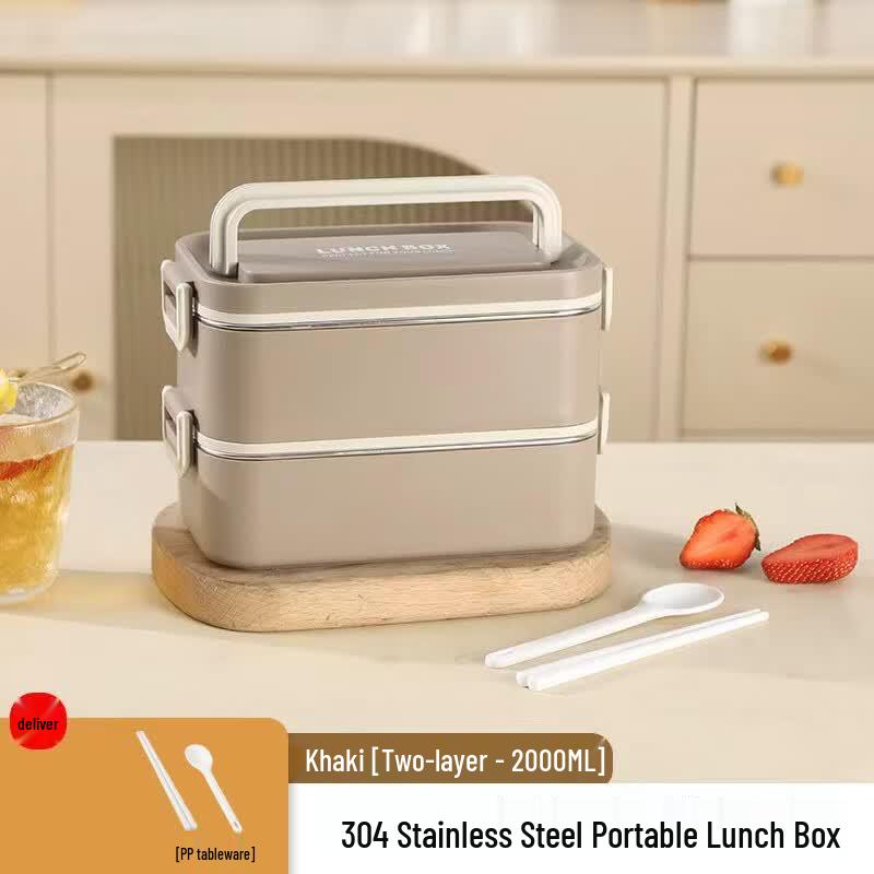 

Portable 304 Stainless Steel Multi-layer Lunch Box