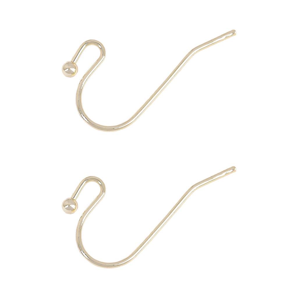 14K Gold Plated Copper Jewelry: French Earrings, Pendants, Ear Hooks, and Studs.