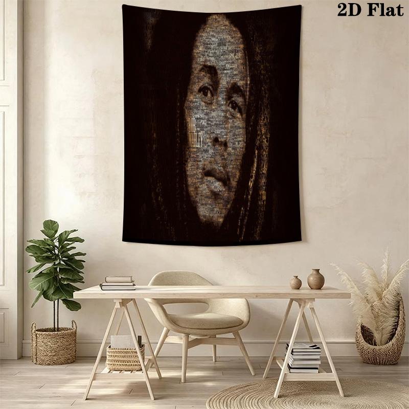 Bob Marley Legend Reggae Tapestry Background Cloth Fashion Print Background Wall Hanging Cloth Background Cloth Work Of Art
