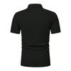 Men'S Summer Sports And Fitness T-Shirt Casual Lapel Short-Sleeved Half-Zip Polo Shirt Man