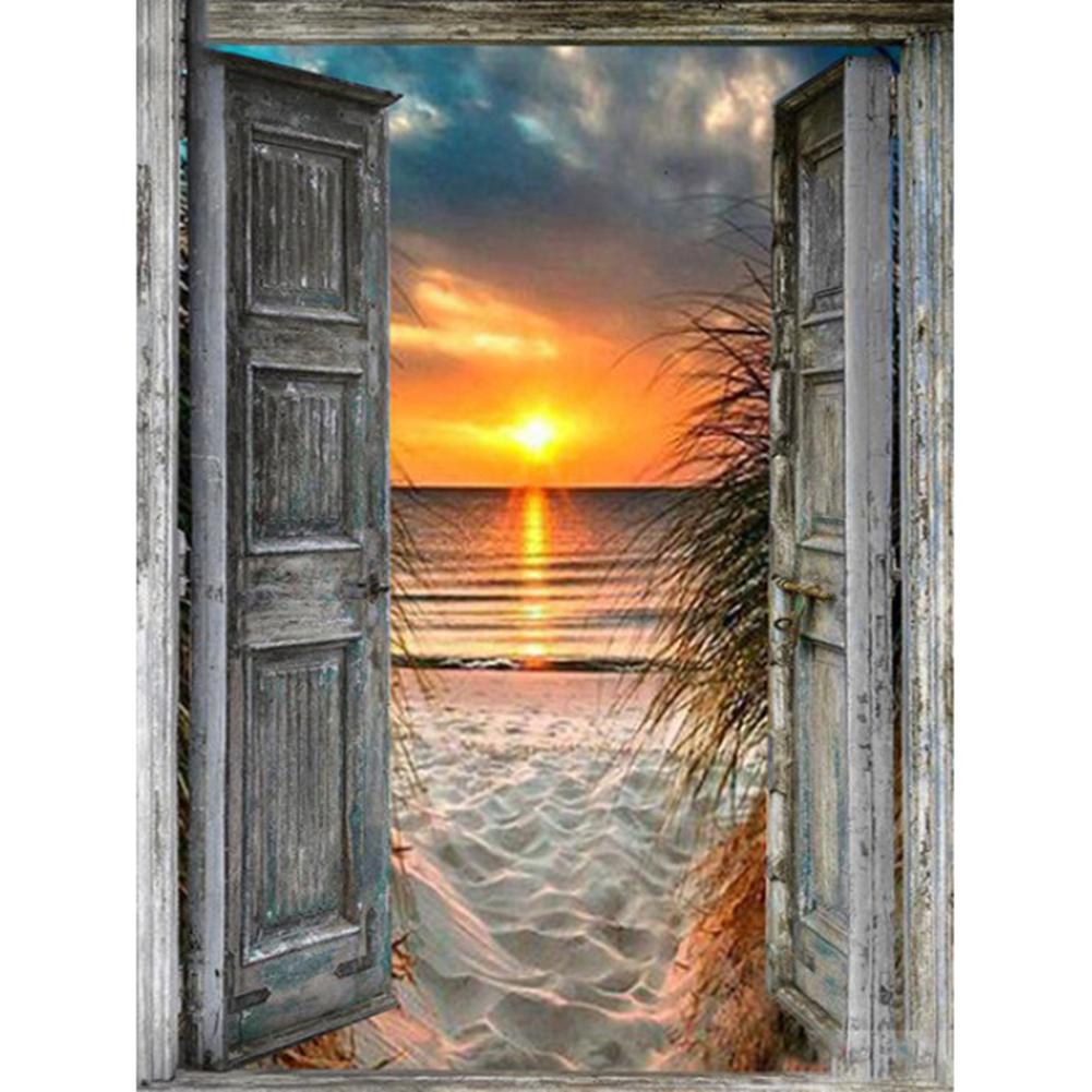 

Наборы для алмазной живописи Восход солнца за пределами полнокруглых сверл, ремесленные изделия (ЛД495)