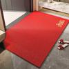 Chinese Red Non-Slip Coil Mud Scraper Mat for Household Entrance