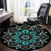 1PC Mandala Artwork Chair Carpet for Office, Indoor Non-Slip Washable Carpet, Soft Comfortable Mat For Office Room yy250930238