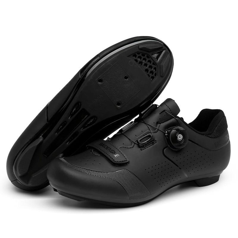 Mens Cycling Shoes Professional Road MTB Bike Non-Cleat Rigid Sole Indoor Spin Trainer Footwear