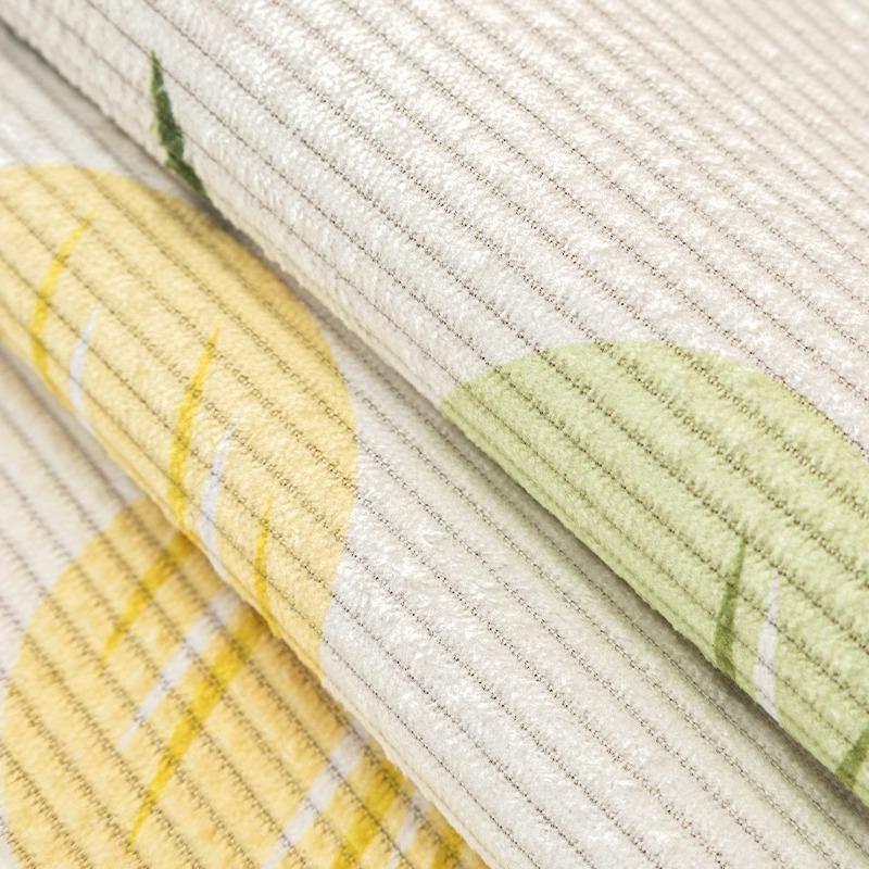 Kleines frisches Ins Wind Gerade Reihe Kord Kissen Rutschfest und Schmutzabweisend Sitzkissen Vier Jahreszeiten Universal Rückenlehnenhandtuch Integriert