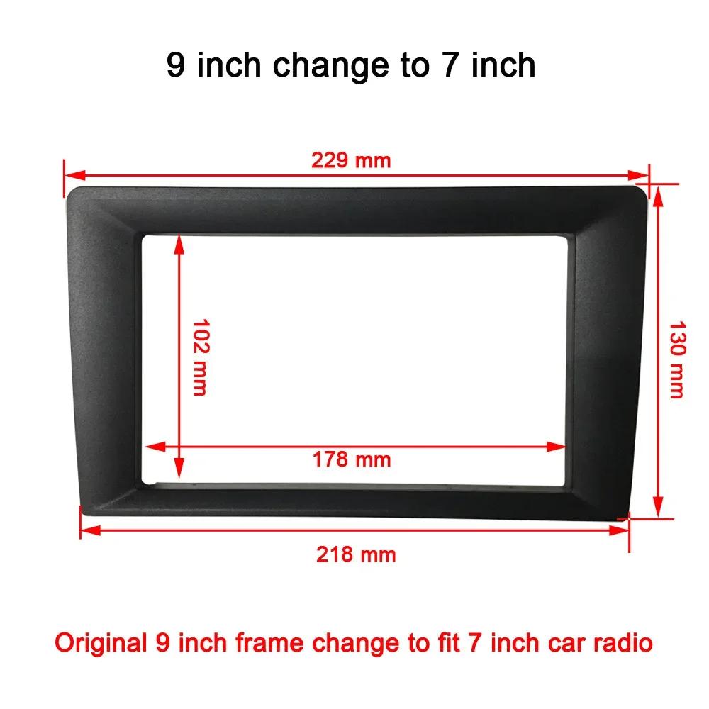Vehicle Radio Fascia 9 Inch To 7 Inch/10 inch to 7 inches/10 inch to 9 inches 2 Din Car Radio Fascia Auto Audio Frame Trim Bezel 9 Inch To 7 Inch