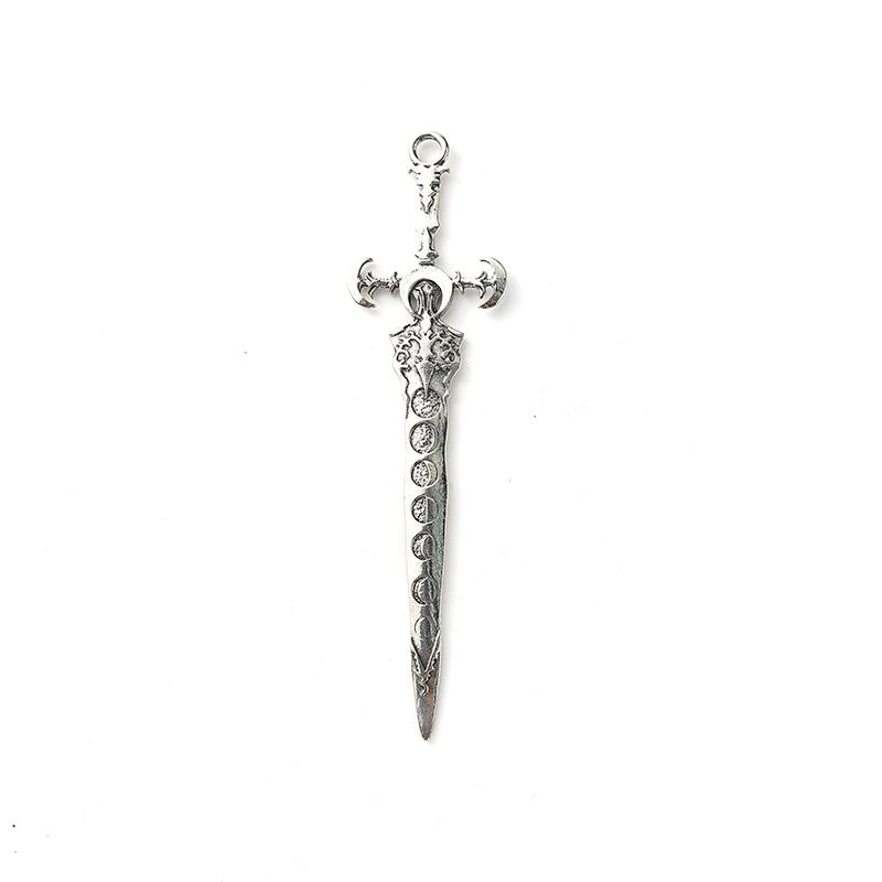Retro Viking Wave Sword Hairpin Unisex Rose Crown Sun Moon Sword Hair Stick Unique Hair Accessories Norwegian Style Party Gift