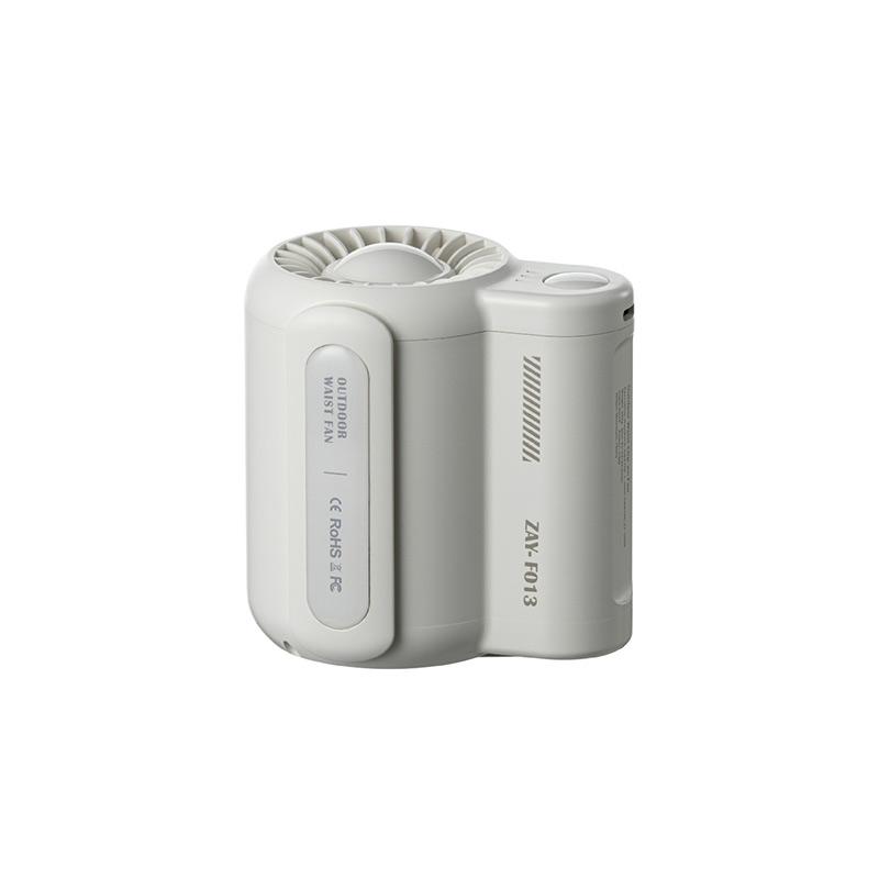 Waist Clip Fan Portable Waist Mounted Cool Fan Rechargeable Mini Waist with 3 Speeds Strong Wearable Clip Belt Fan for Outdoor
