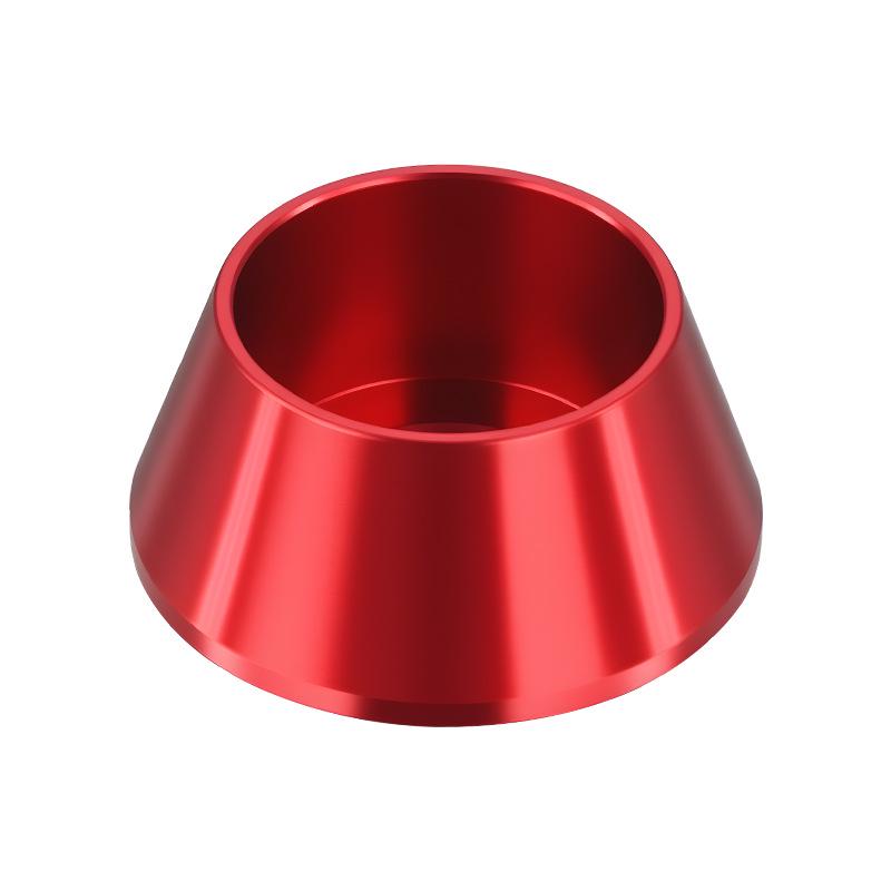 Anodized Wine Red Aluminum Alloy Conical Head Screw Washer (M2-M8)