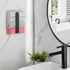 Self-Adhesive For Bathroom Towel Ring-Stainless Steel Hand Towel Holder/Bar-Black Face Design