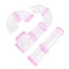 DIY Plastic Hamster Tubes Set 8Pcs Connected Tunnels for Training