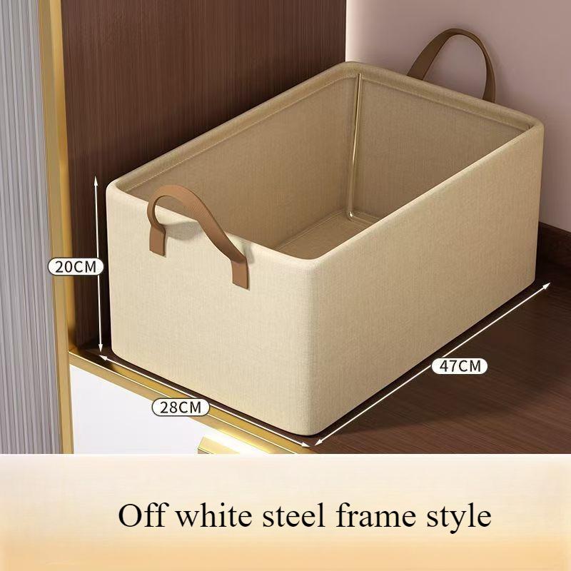 Úložný box na oblečení, domácí voděodolná skříň na prádlo, prachotěsný organizér, prošívaná látka, skládací úložný box