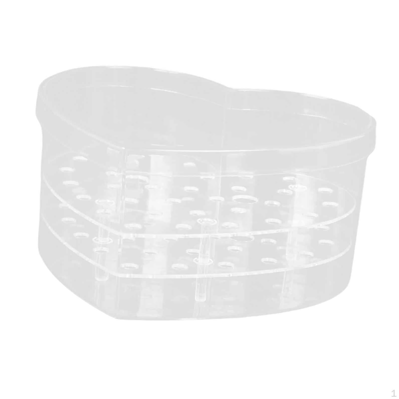 Acrylic Flower Box Clear Vase Arrangement Modern Decor Gift Boxes for 21.5x26x13.5cm33Hole