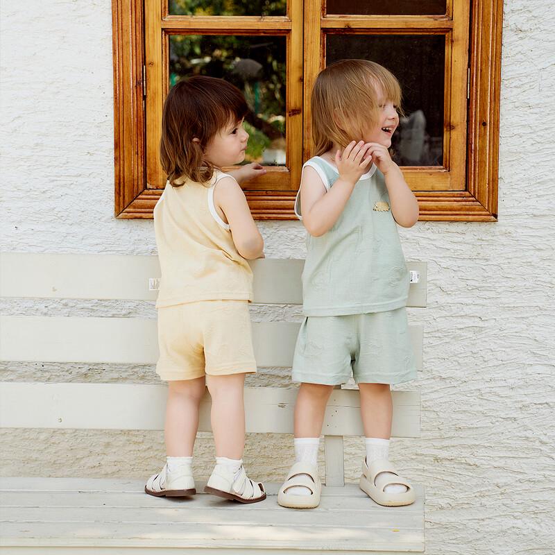 TONGTAI Baby Summer Cotton Vest & Shorts Set