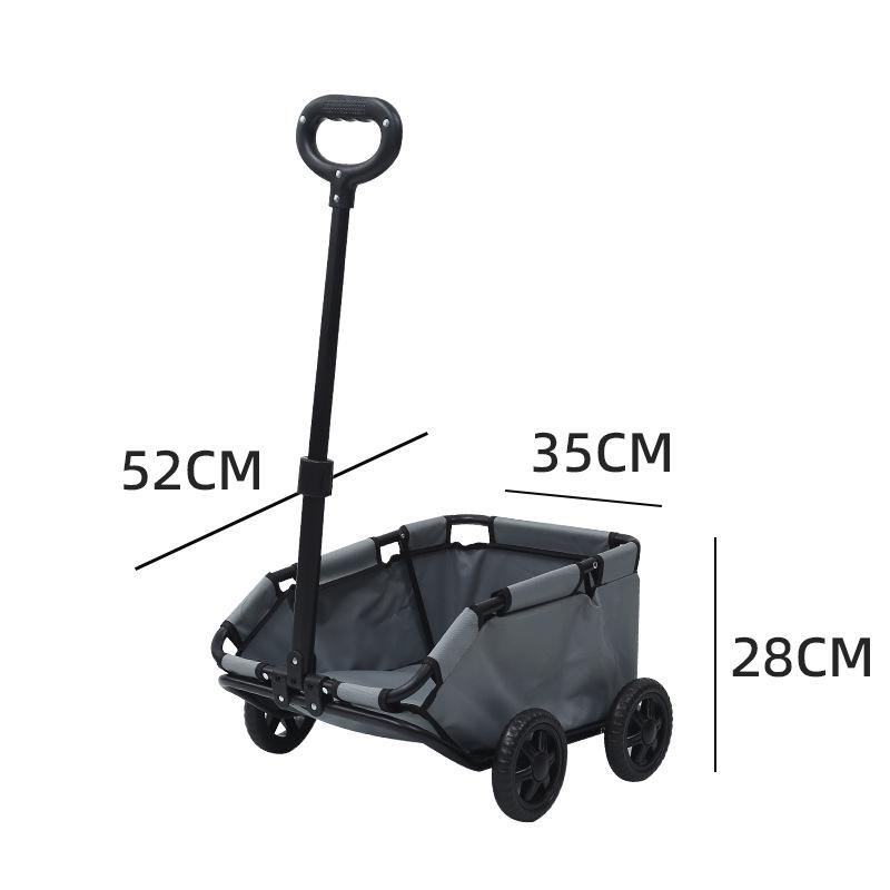 Pet Small Dog Lightweight Foldable Stroller and Pull Cart
