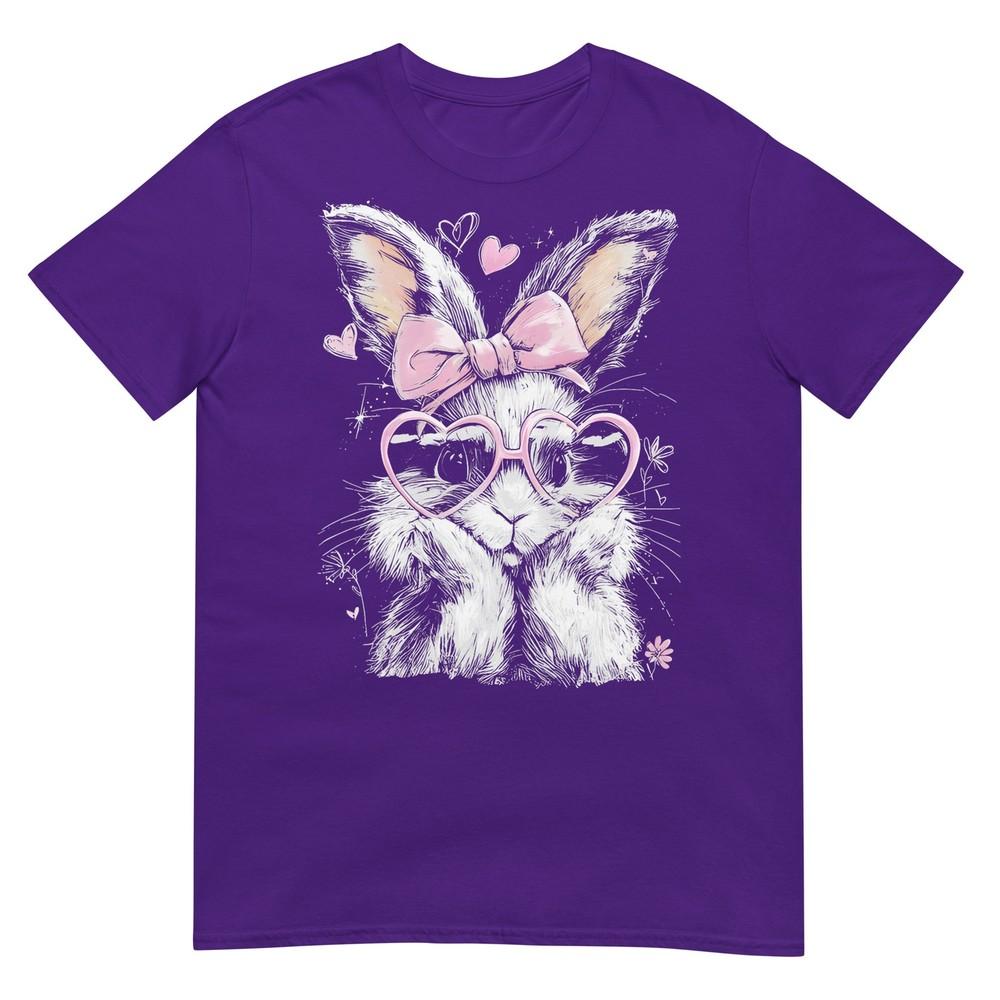 Cute Easter Bunny For Unisex Pink Rabbit Coquette Girly TShirt