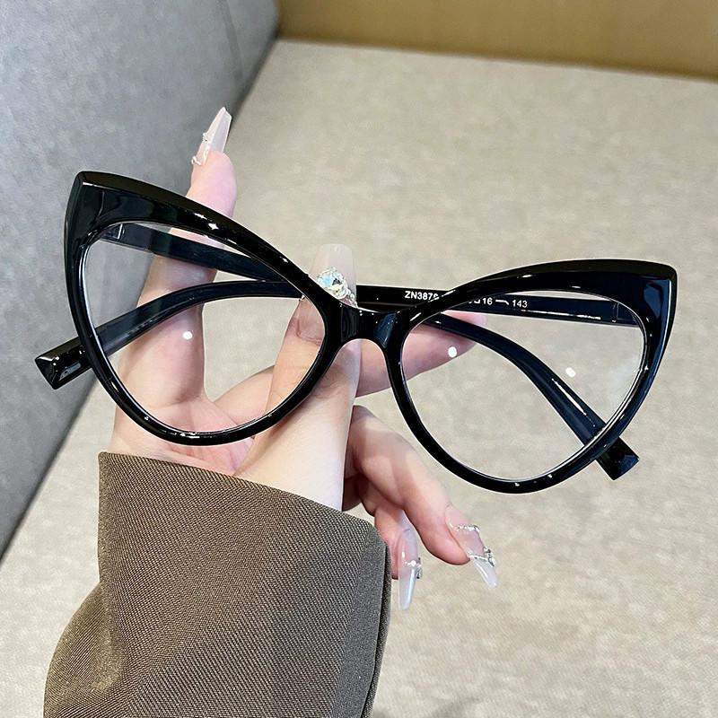 

JYL TS Cat Eye Glasses Women Blue Light Blocking Plain Frame 3878 A-5233 английский лаванды