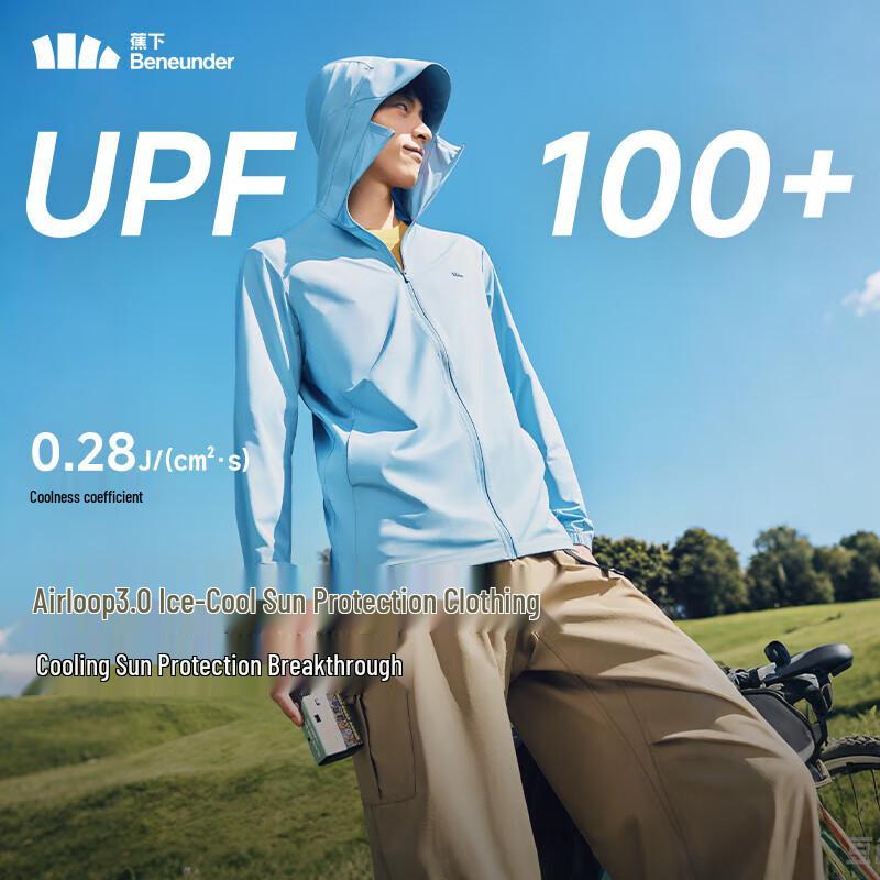 Beneunder Men s AL936 Cooling UV Protection Hoodie L