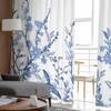 Pflanzen Blumen Aquarell Tüll Vorhänge für Wohnzimmer Sheer Vorhang für Schlafzimmer Küche Jalousien Voile Vorhänge