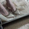 Fashion niche champagne rhinestone high heels women's spring stiletto silk sexy bridal wedding shoes bag head sandals