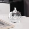 Glass Dessert Plate with Lid Dining Plate Cake Plates Dim Sum Dish Caviar Dish Butter Dish Sashimi Plate Fruit Dishes Salad Bowl