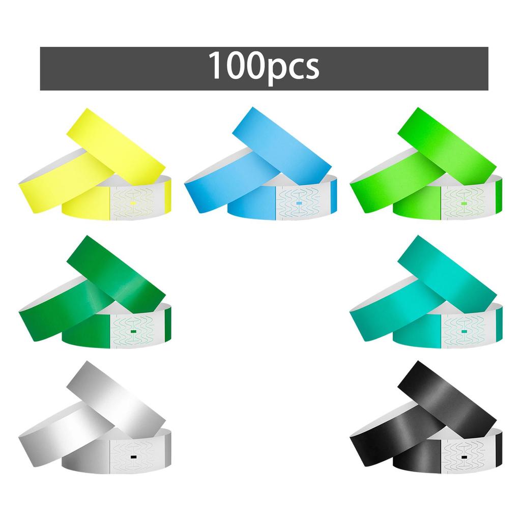 Synthetic PP Wrist Band Disposable Name Tag Bracelet for Large Gatherings Concerts Carnivals Hospital Use
