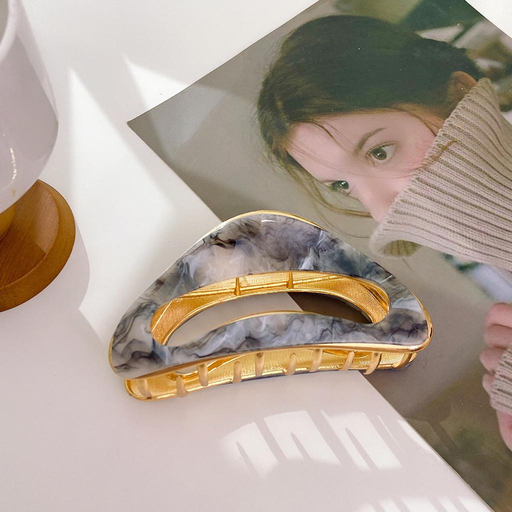 Große Elegante Minimalistische Haarspangen aus Hochwertigem Acryl für Frauen