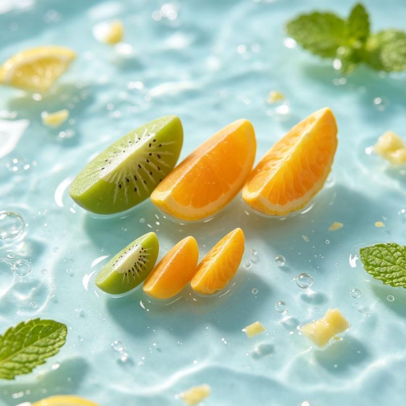 Miniature Resin Sliced Fruit Models 10Pcs Realistic Food Props for Dollhouse DIY Craft Micro Landscape