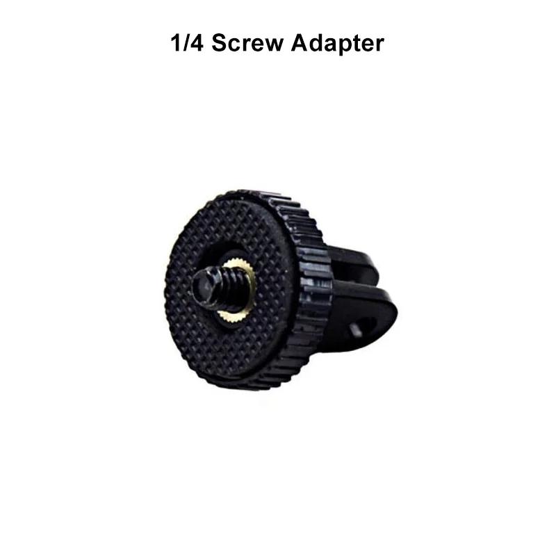 Universal 1/4" Screw Conversion Adapter Mount For GoPro 13 12 11 10 9 8 SJCAM AKASO Insta360 DJI Osmo Action Camera Accessories