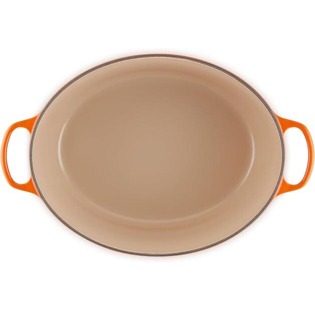 Чугунная жаровня Le Creuset Signature овальная 40 см духовка красная 14,8 л (21178400902430)