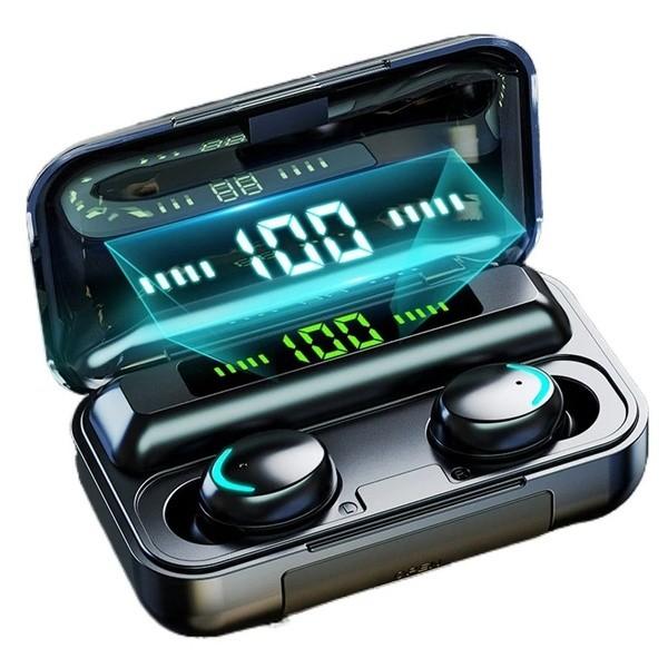 

Беспроводные наушники Bluetooth, стереонаушники 9D HiFi со звуком, наушники CVC8.0 с шумоподавлением и зарядным устройством, аккумулятор для телефона