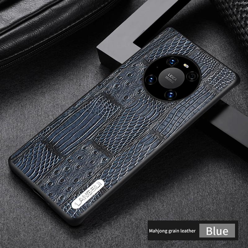 Retro Genuine Leather Phone Case for Huawei P60 Pro Mate 60 60Pro 60RS 40Pro 50Pro Back Cover For Honor Magic 6 5 Pro