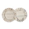 Washable Kitchen Bowl Protectors Sourdough Jars Covers, Reusable Elastic Linen Retro Striped Breathable Fabric Covers for Fermented Dough Cloth