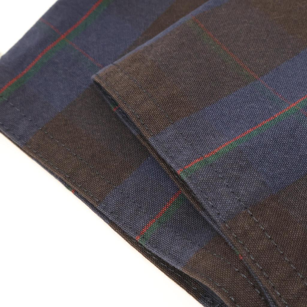 BACCA Blue canvas check bolero jacket Jacket 36 blueUsed