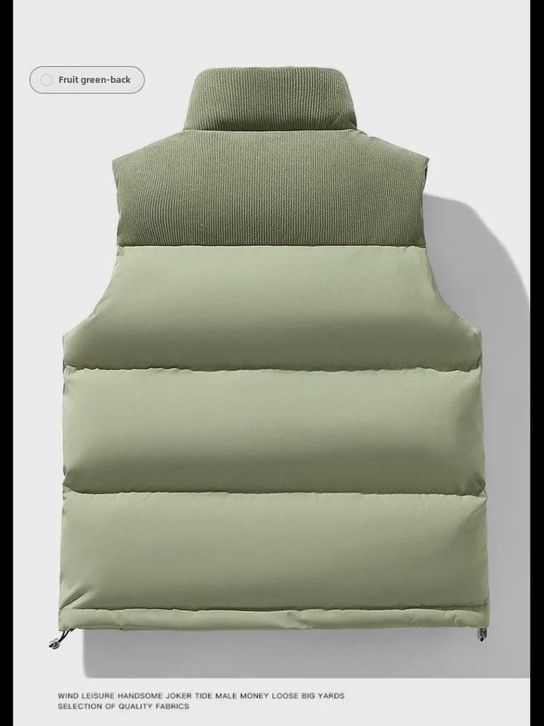 Cross-border Winter Cotton Vests with Logo for Men & Women - Warm Corporate Group Wear, Casual Waistcoat Jacket