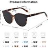 High Quality Brand New  Oversized Round Sunglasses for Women and Men  Amber