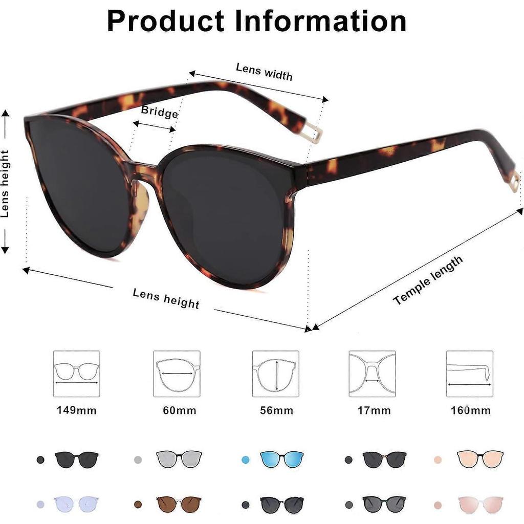 High Quality Brand New Oversized Round Sunglasses for Women and Men Amber
