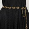 Bohemian Vintage Metal Waist Chain Women - Hollow Cut Out Adjustable Belt Accessory Fall Winter