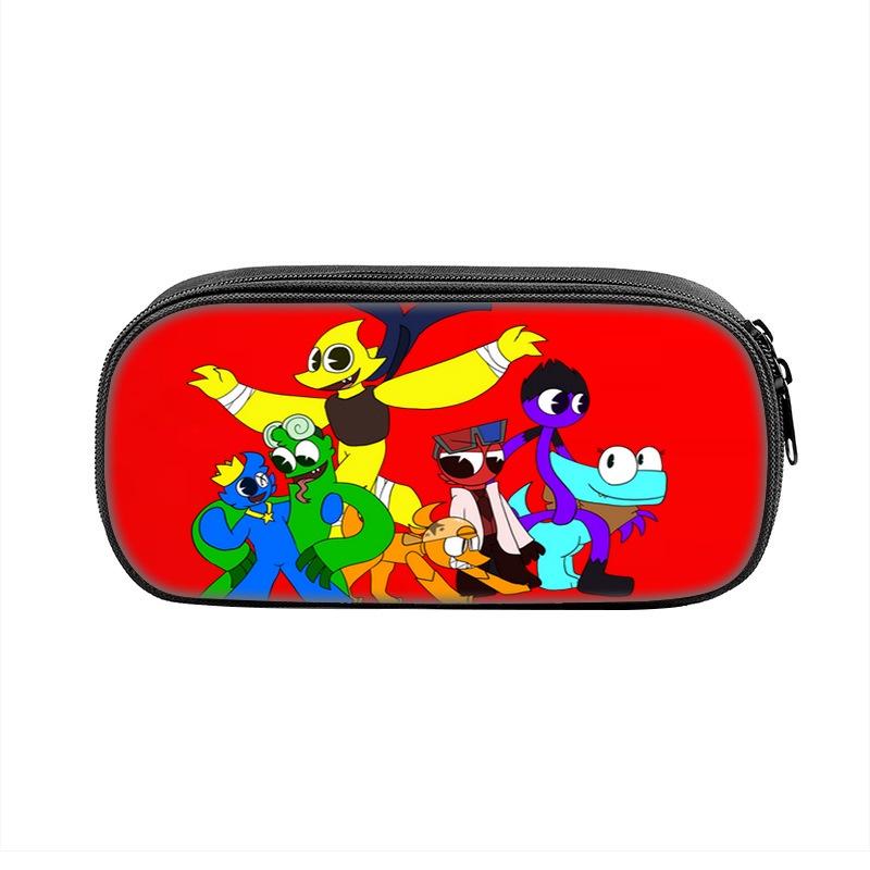 Friends Rainbow Pencil Case Large Capacity Stationery School Bag Student Kids
