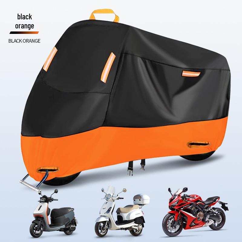 Universal Motorcycle Sunshade and Waterproof Dustproof Cover Set