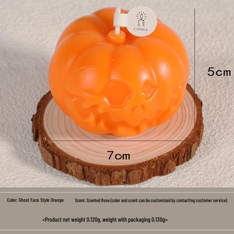 Pumpkin-Shaped Halloween Scented Candles - Perfect for Parties & Weddings