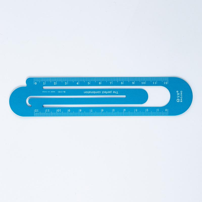 1PC Tape Measuring, Multi-function Drawing Measurement Learning Stationery Tape Measuring синий