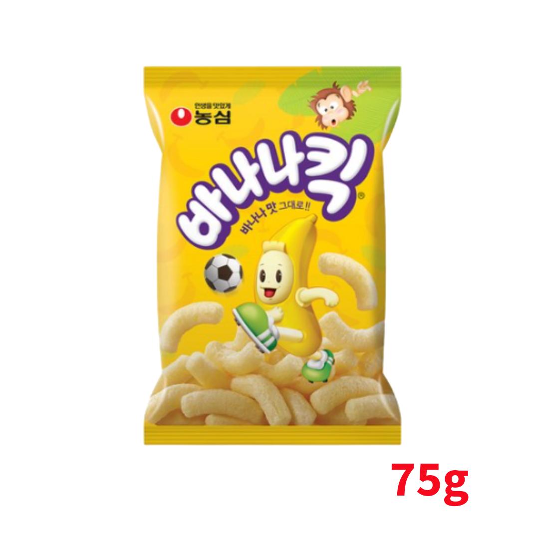 

Корейский слоеный снек – Banana Kick, Melon Kick (26 вариантов) #banana 75g x 1pcs