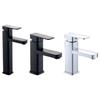 TLXT Black Square Basin Faucet