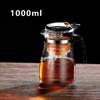 Glass Teapot Heat Resistant One-click Filtering Tea Pot High Borosilicate Puer Kettle Tea Water Separation Filter Home Teaware