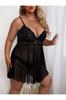 Women's Fashion Big Size Nightgown Large Size Lace Nightgown Set