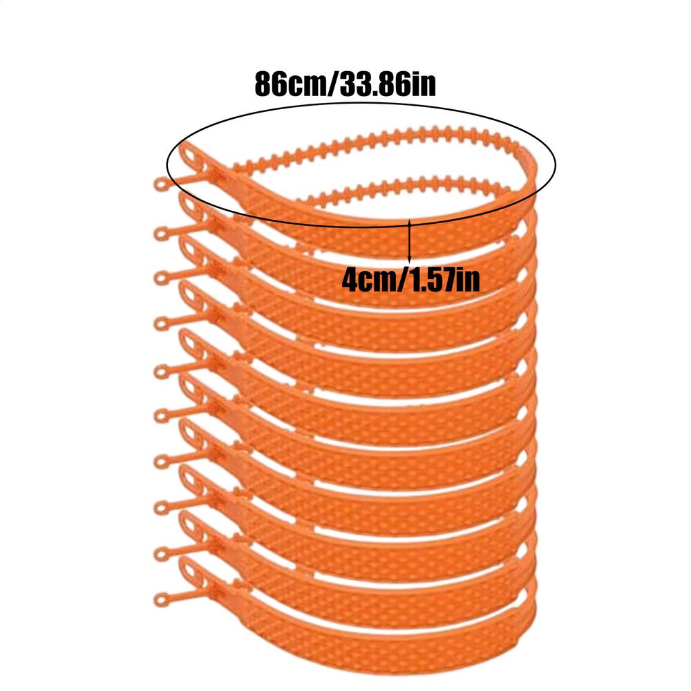 

Ремешки для снежных шин 10 штук Регулируемые противоскользящие автомобильные захваты Ремешки для шин для снега для Автомобиля Автомобильного Фургона Транспортного средства RV Грузовика SUV оранжевый