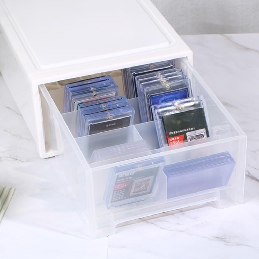 REDICE Deck Drawer Freely Large 26cm W X 37cm D X Card Trading Card Deck Box 1 Case, Style, Combinable, Capacity, 14.2cm H, Stackable, Box, Case,